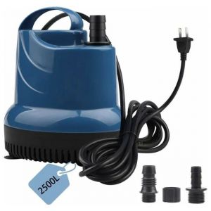 Mini Pompe Eau Submersible 2500 LH 40W 230V Hauteur de Refoulement 23 m Idale pour Jardin et Aquarium PZCC