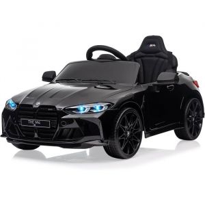 Garvee Voiture &Eacute;lectrique Enfant sous Licence BMW M4 avec T&eacute;l&eacute;command&eacute; 12V Klaxon LED Et Musique pour Enfants 3+ Ans Noir