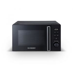 SCHNEIDER - SCMW20SDB - Micro ondes monofonction 20L - Plateau tournant (255cm) - 700W - Minuterie digitale - Noir