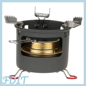 GOTOTOP Br&ucirc;leur &agrave; alcool ext&eacute;rieur Br&ucirc;leur &agrave; alcool pour esprit de Camping en plein air r&eacute;chaud de Camping sport moustiquaire