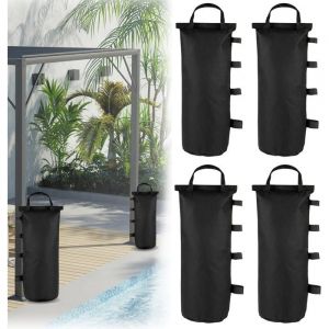 4PCS Sac De Lestage pour Tonnelle 20 * 50cm Poids pour Tonnelle Sac de Sable Lestage Tonnelle Poids pour Tonnelle Oxford 600D