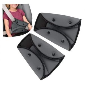 Ajustement de ceinture de sécurité pour enfants 2pcs Couvercle de sangle de ceinture de sécurité universelle Triangle Shape