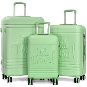 Lot 3 valises dont 1 valise cabine rigides  - Kaki - LM10713
