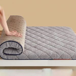 Tatami aisMatelas de Sol futon Tatami ais Matelas futon Tatami paissi Pliable Matelas de Gris90x200x8CM