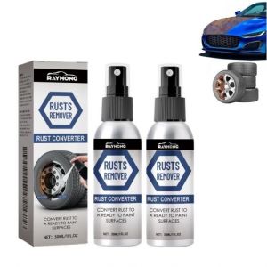 Enl&egrave;ve la Rouille en SprayConvertisseur de Rouille2pcs Rust Remover SprayD&eacute;capant Rouille VoitureSpray Dissolvant Instantan&eacute; de