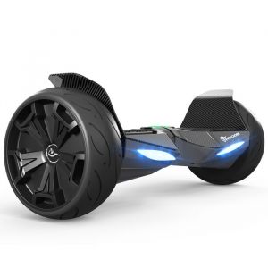 Hoverboard Gyropode EVERCROSS TECH 8.5 Tout Terrain auto &eacute;quilibre Lumi&egrave;re LED Bluetooth avec APP Cadeau pour Enfant