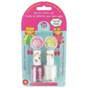 Vernis à ongles - SUNCOATGIRL - Cheer Leader (Pom Pom Girl) - Rose et transparent - Kit 2 x 9ml