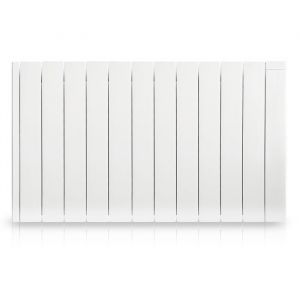 Radiateur &eacute;lectrique &agrave; inertie fluide IRINAII 2000 W HJM Blanc