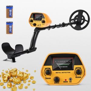 D&eacute;tecteurs de M&eacute;taux Haute Pr&eacute;cision D&eacute;tecteur dor avec Bobine &Eacute;tanche Prise Casque Disc & All Metal Modepour Enfant et Adulte