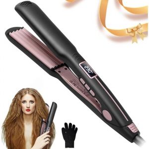 Fer a Gaufrer Les Cheveux Gaufrier Cheveux PTC Ceramic Pour Cheveux Volumisants Hair Crimper Pour Cheveux Avec Temp&eacute;ra FER A FRISER