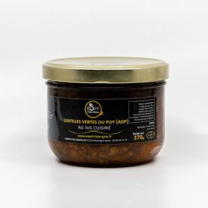 Lentilles vertes du PUY (AOP) au jus cuisin&eacute; &ndash; 370 g