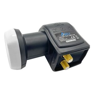 LNB Twin T&ecirc;te Universelle 01 dB Gain 60 dB Full HD 3D Ultra HD 4K Gold