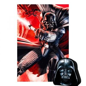 Star Wars - Puzzle lenticulaire Darth Vader avec bo&icirc;te en m&eacute;tal 3D 300 pcs 46x31 cm