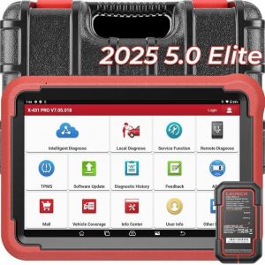 LAUNCH X431 PROS V 5.0 Vailse Diagnostic Auto Multimarque Appareil Voiture OBD2 37+ Fonctions Spéciales en français