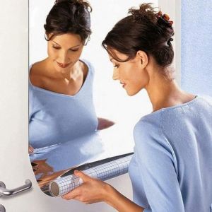 Feuilles de Miroir Flexibles de Miroir Papier Auto-adh&eacute;sif Autocollants Non Verre Auto-adh&eacute;sifs Carreaux de Miroir