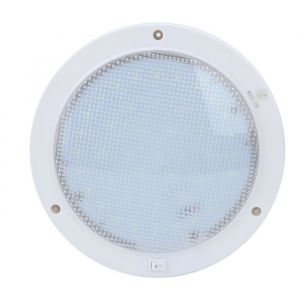 AYNEFY plafonnier 42LEDs 12V 9W 840LM Plafonnier rond haute luminosit&eacute; pour bateau de voiture