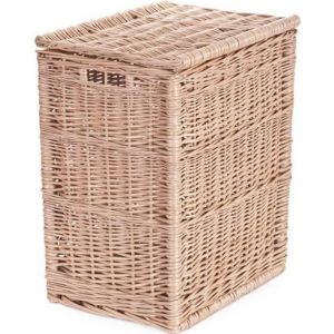 Coffre de rangement en osier rectangulaire - Panier - Malle en osier
