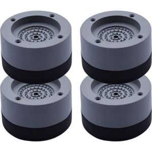 4PCS Tapis Anti-vibration Patin Anti Vibration Machine Laver Anti-vibration Lave Linge Universel Pieds Stabilisateur HORLOGE
