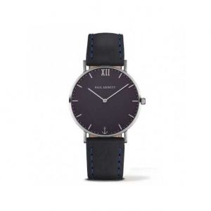 Montre Femme - Paul Hewitt - PH-SA-S-SM-B-11S - Ø 36 mm - Cuir Noir - Étanchéité 5 Atm