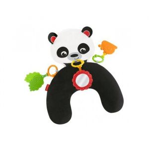 Mon coussin Activites Eveil Panda Calin avec 3 Jouets amovibles - Bebe naissance Premier Age - Tapis Jeu assis et sur le ventre