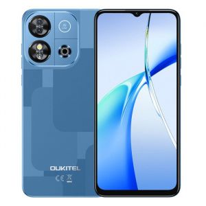 OUKITEL C57S Téléphone Portable Débloqué 2024 8Go(2+6)+64Go/1To 6.52 4300mAh 13MP Android 14 Dual SIM 4G/Face ID/GPS/- Bleu