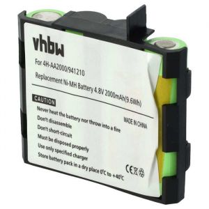 vhbw NiMH batterie 1500mAh (4.8V) pour appareil de médecine comme simulateur musculaire comme Compex 4H-AA2000