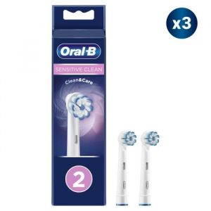 Brossettes Oral-B Sensitive Clean - Pack de 6