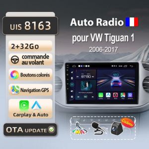 litillbuly autoradio 2Go 32Go WIFI pour VW Tiguan 1 NF 2006-2016 accessoire autoradio android voiture carplay GPS