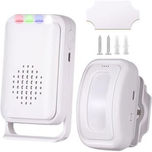 D&eacute;tecteur de mouvement Carillon de porte pour entr&eacute;e de magasin daffaires Passage Alarme Detecteur de Mouvement Alarme Detecte