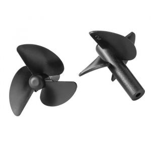 Accessoires de bateau dapp&acirc;ts de p&ecirc;che-H&eacute;lices de rechange H&eacute;lice &agrave; 3 lames H&eacute;lices de bateau RC (1 paire dh&eacute;lices)