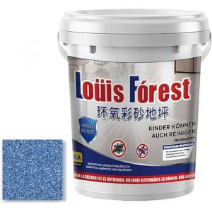 Peinture &eacute;poxy couleur sable pour sol peinture &eacute;poxy 2025 0 5/1 kg rev&ecirc;tement auto-nivelant &agrave; effet marbre Bleu A#