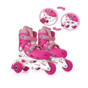 Rollers évolutifs 2 en 1 D ARPEJE Hello Kitty - du 27 au 30 - Rose - Mixte