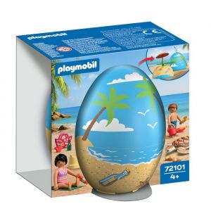 Playmobil 72101 &OElig;uf 2en1 : Vacances &agrave; la Plage