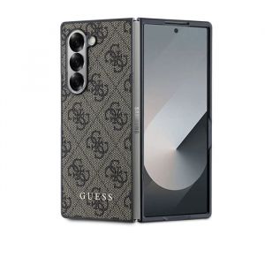 Coque pour Samsung Galaxy Z Fold6 - Guess Hardcase 4G (GUHCZFD6GF4GBR) - Marron