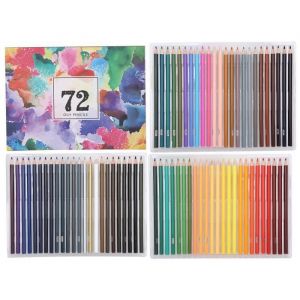 Crayon de couleur - Sonew - 72pcs - Mine grasse - Bois de peuplier - Pour artistes adultes
