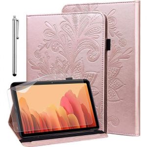 &Eacute;tui Tablette-pour Samsung Galaxy Tab A6 10.1 2016 SM-T580-T585 Housse avec StyletHousse en Portefeuille Multi-Angle Housse