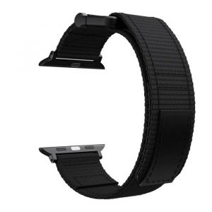 Bracelet de Montre Velcro Compatible Apple Watch 12345 Génération 38/44MM Noir