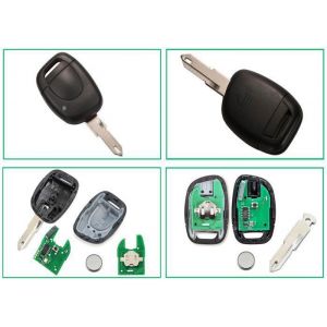 Clé télécommande vierge ID46 Compatible RENAULT CLIO 2 TWINGO KANGOO 1 bouton