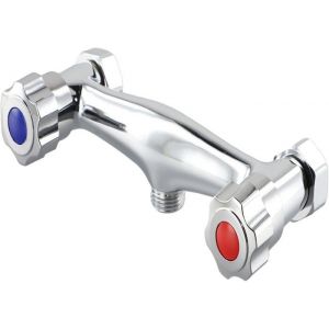 Robinet mitigeur de baignoire et douche robinet mitigeur de baignoire en cuivre avec double vanne de sortie
