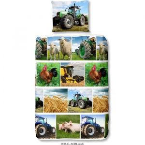 Good Morning Housse de couette pour enfants Agri 140x200/220 cm