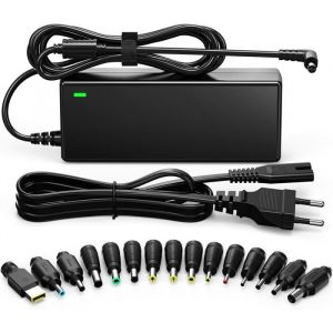90W Chargeur universel PC Portable pour Ordinateur HP ASUS Lenovo Dell Acer Toshiba Sony Fujitsu MSI Samsung JBL NUC