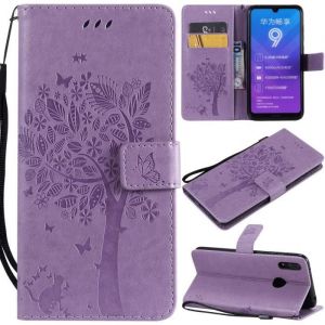 Coque Huawei Y7 2019 Pochette PU Cuir Clapet Folio Livre Pliable Couvercle Rabattable Huawei Y7 2019 Y7 Prime 20 D