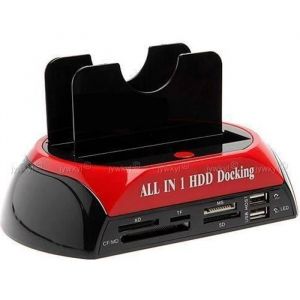 Station Accueil Dock pour Disque Dur 25 35 IDE SATA USB ESATA HUB Lecteur de Carte OTB