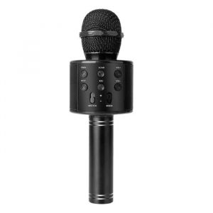 Syst&egrave;me de microphone sans fil &ndash; Microphone portable Bluetooth avec r&eacute;cepteur VHF id&eacute;al pour le karaok&eacute; les discours les YYV