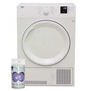 Sèche-linge frontal BEKO - Condensation 8kg - Electronique - Tambour 102L - Anti-froissage