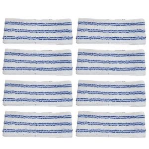 Lot de 8 serpill&egrave;res en microfibre lavables et r&eacute;utilisables pour Polti Vaporflexi Brush Eco Pro 3.0