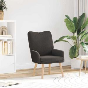 BEWI®Fauteuil de relax/Chaise de canapé - Design simple - 1 personne relaxant Gris foncé 63x67x94 cm tissu &FR53420