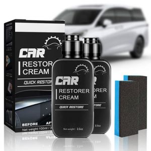 2 pièces Efface Rayure Plastique2024 New Renovateur Plastique Renovateur Plastique Voiture Extérieur pour Voitures 100ML.
