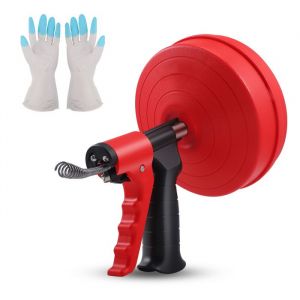 Furet D&eacute;boucheur Canalisation [10m]-Fonction Automatique-Furet Plomberie Id&eacute;ale-Spirale de Nettoyage de Tuyaux pour Vrais