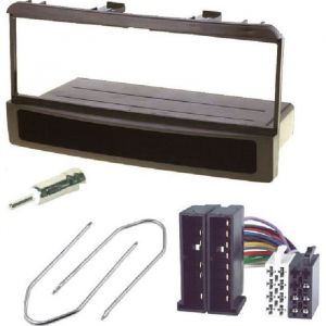 Kit Adaptateur Autoradio 1DIN Ford Cougar/Mondeo/Focus 99-04 + ISO + FM avec vide-poche - ADNAuto